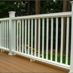 Nice deck with white railings